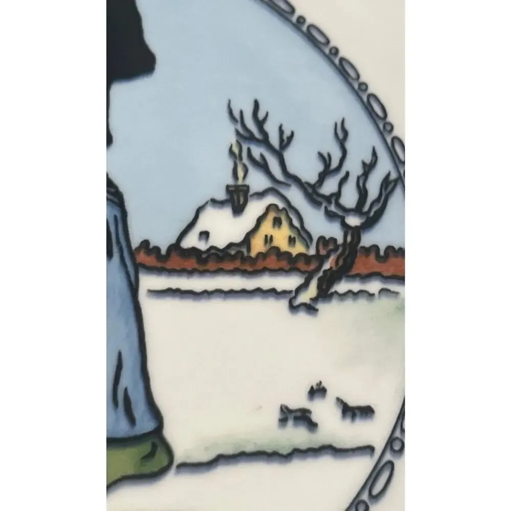 Villeroy & Boch Hansi d’ Alsace Dinner Plate Girl In‎ Snow RARE